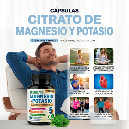 Citrato De Magnesio Y Potasio 5 En 1