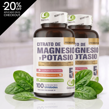 X 2 Citrato De Magnesio Y Potasio 5 En 1