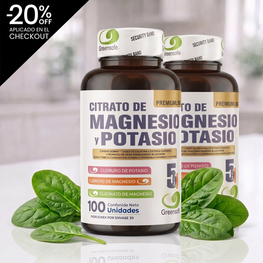 X 2 Citrato De Magnesio Y Potasio 5 En 1